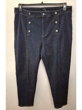 Universal Standard Dark Blue Sailor Jeans, 20